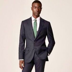J. Crew Ludlow Slim-fit Suit Jacket w Loro Piana Italian Wool in Deep Navy 40R